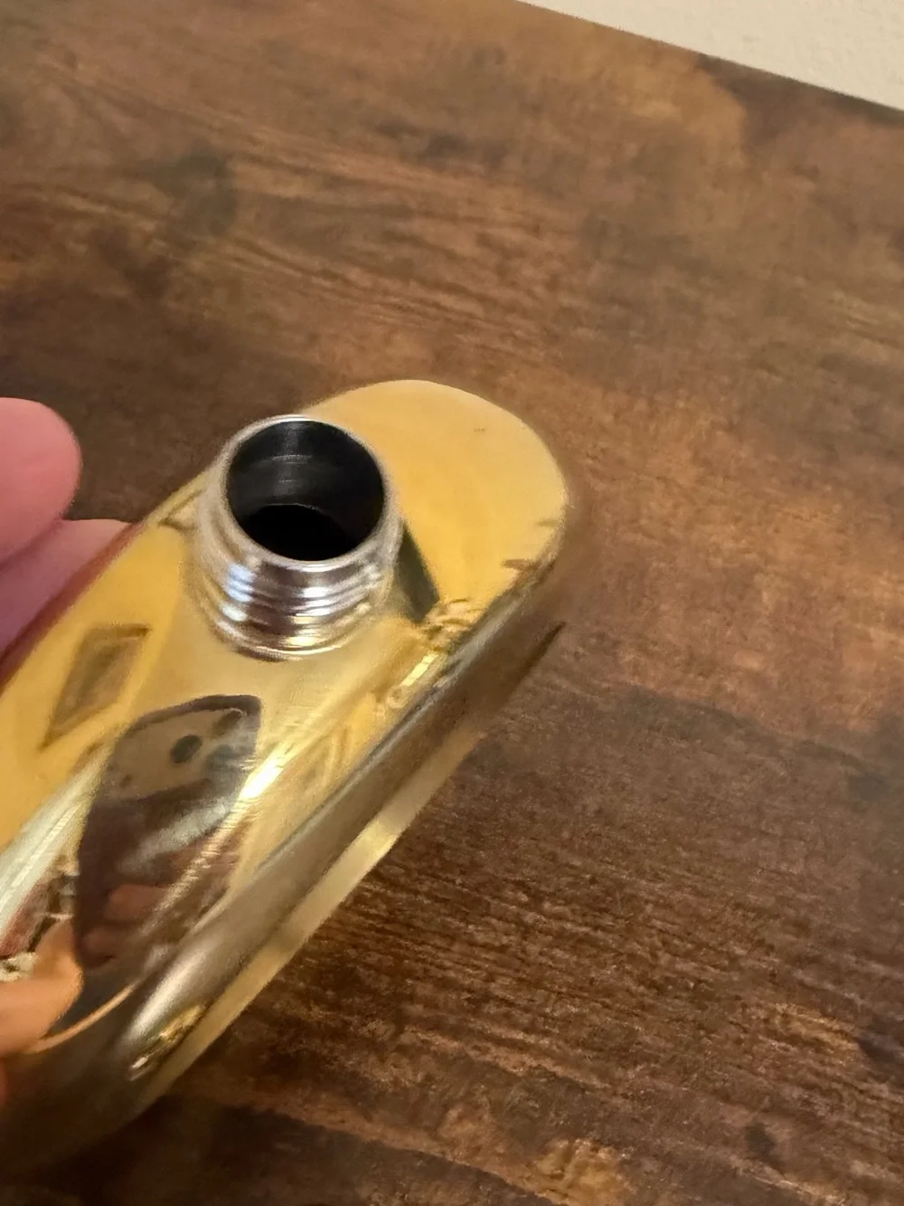 Gold Stainless Steel Bangle Flask